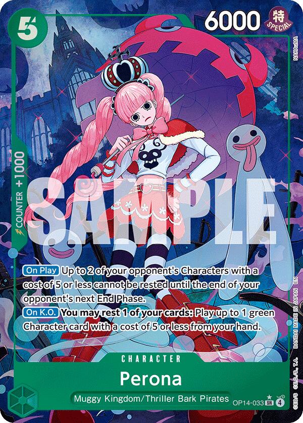 One Piece Card Game: Perona - OP14-033 (Alternate Art) card image