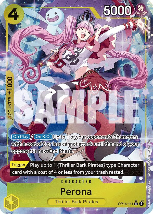 One Piece Card Game: Perona - OP14-111 (Alternate Art) card image