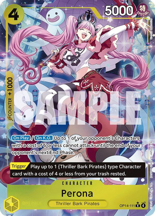 One Piece Card Game: Perona - OP14-111 (Alternate Art) card image