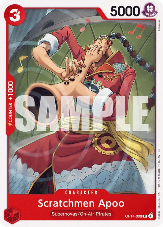 One Piece Card Game: Scratchmen Apoo card image
