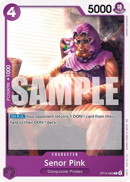 One Piece Card Game: Senor Pink card image