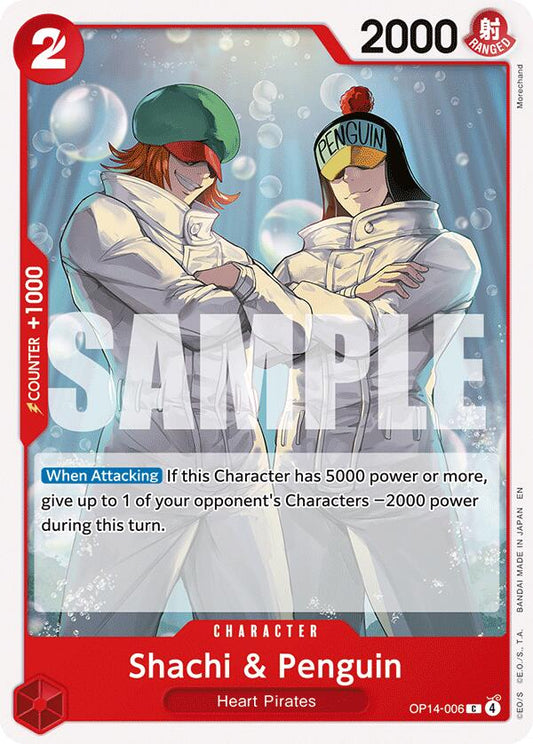 One Piece Card Game: Shachi & Penguin card image