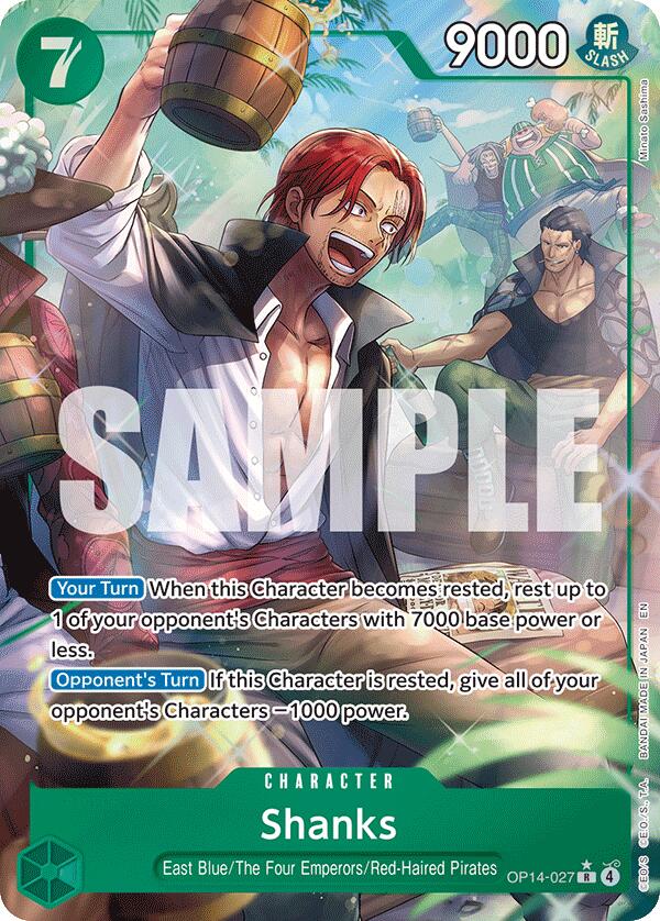 One Piece Card Game: Shanks (Alternate Art) card image