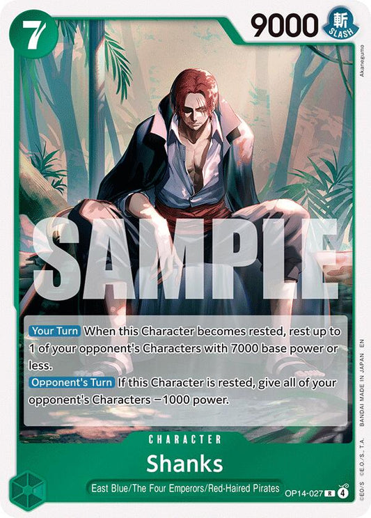 One Piece Card Game: Shanks card image
