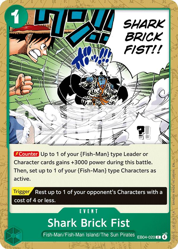 One Piece Card Game: Shark Brick Fist card image