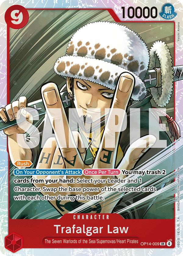 One Piece Card Game: Trafalgar Law - OP14-009 card image