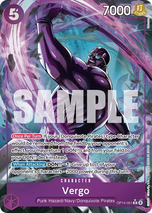 One Piece Card Game: Vergo (Alternate Art) card image