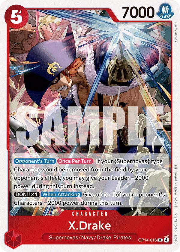 One Piece Card Game: X.Drake card image