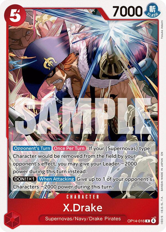 One Piece Card Game: X.Drake card image
