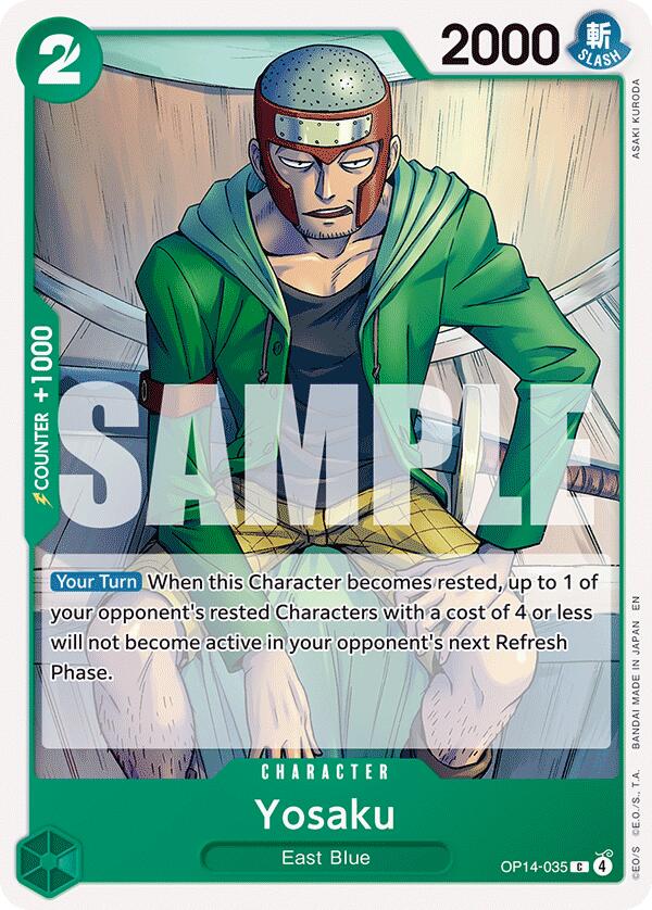 One Piece Card Game: Yosaku card image
