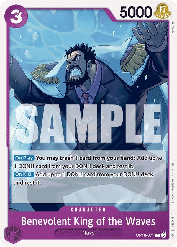 One Piece Card Game: Benevolent King of the Waves card image