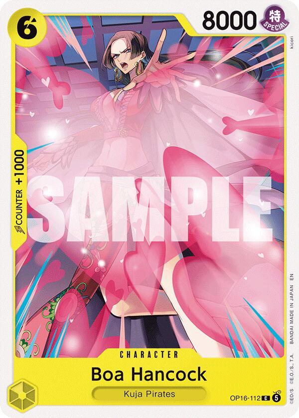 One Piece Card Game: Boa Hancock (112) card image