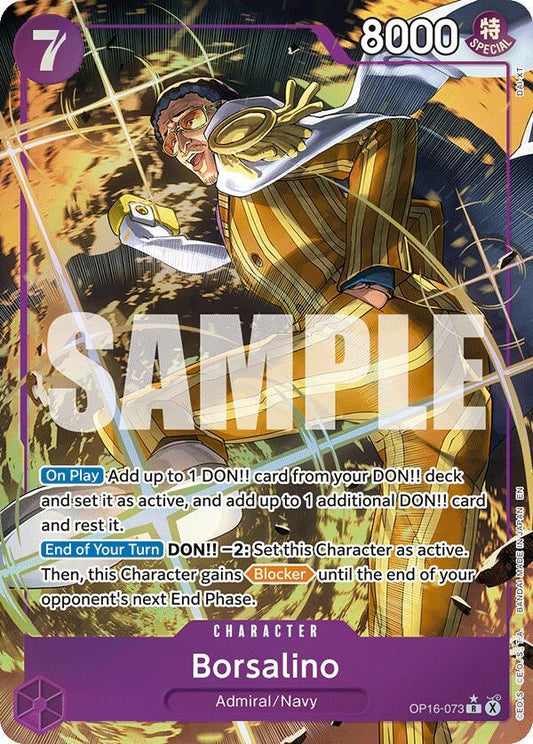One Piece Card Game: Borsalino (Alternate Art) card image