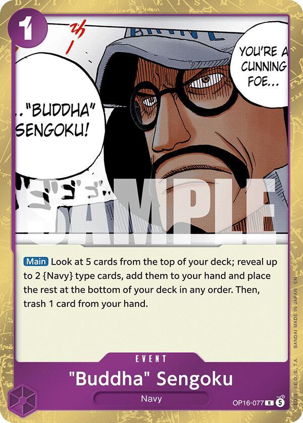 One Piece Card Game: "Buddha" Sengoku card image