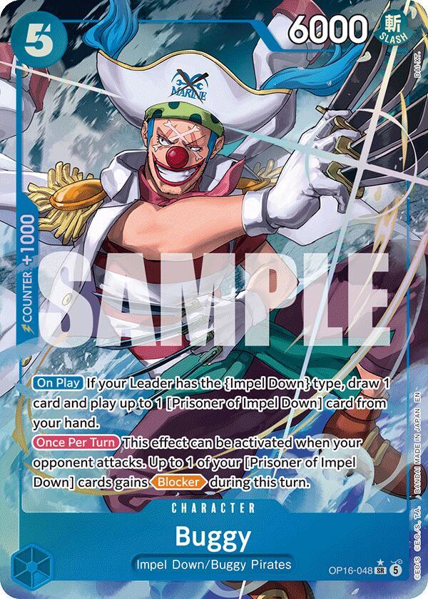 One Piece Card Game: Buggy (048) (Alternate Art) card image