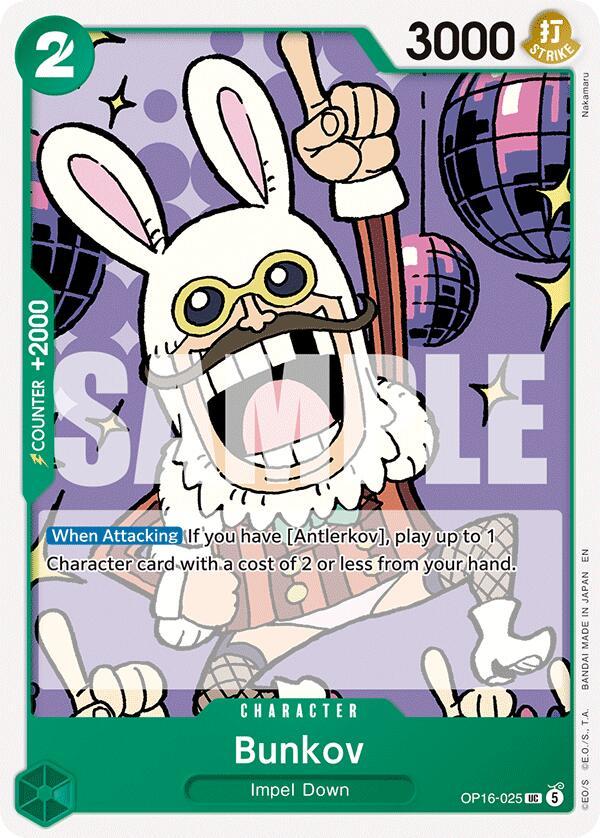 One Piece Card Game: Bunkov card image
