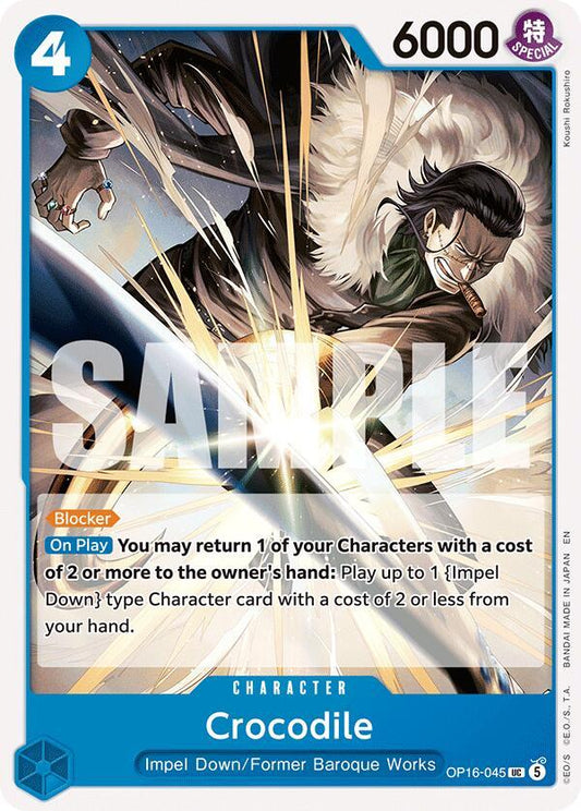 One Piece Card Game: Crocodile card image