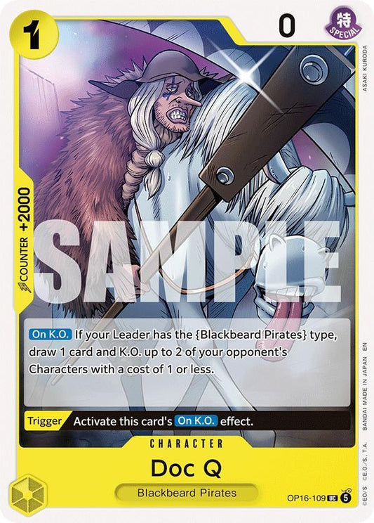 One Piece Card Game: Doc Q card image