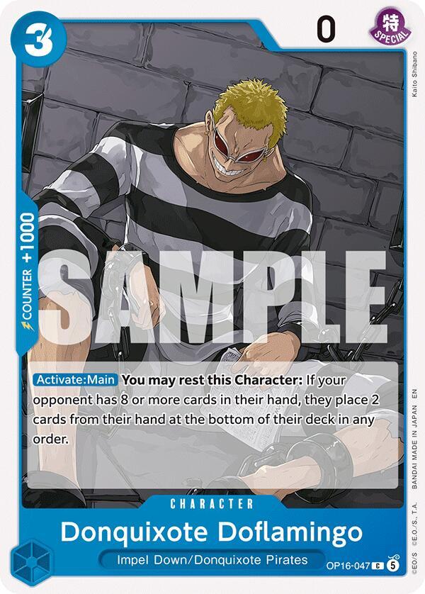 One Piece Card Game: Donquixote Doflamingo (047) card image