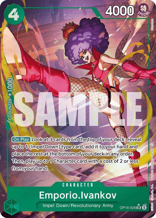 One Piece Card Game: Emporio.Ivankov (026) (Alternate Art) card image