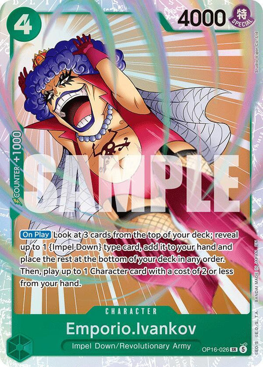 One Piece Card Game: Emporio.Ivankov (026) card image