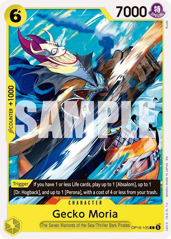 One Piece Card Game: Gecko Moria card image