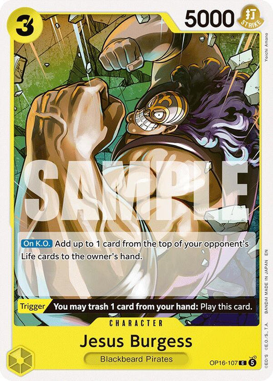 One Piece Card Game: Jesus Burgess card image