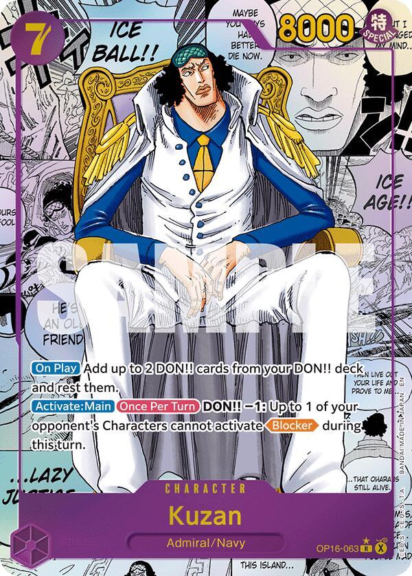 One Piece Card Game: Kuzan (Manga) card image