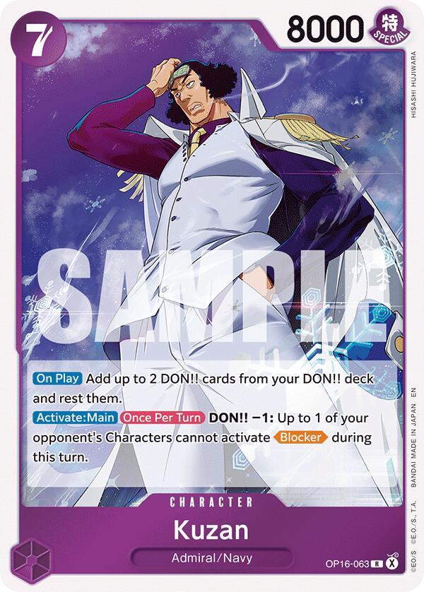 One Piece Card Game: Kuzan card image