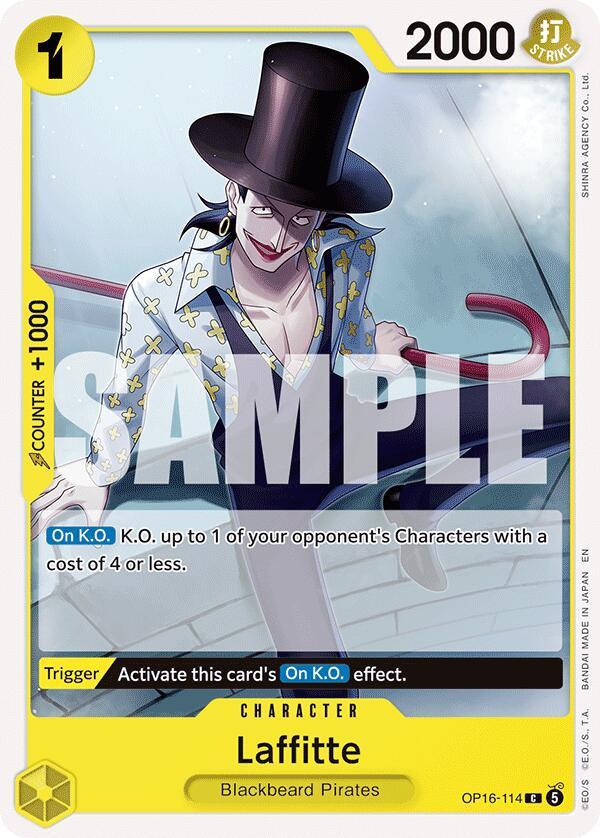 One Piece Card Game: Laffitte card image