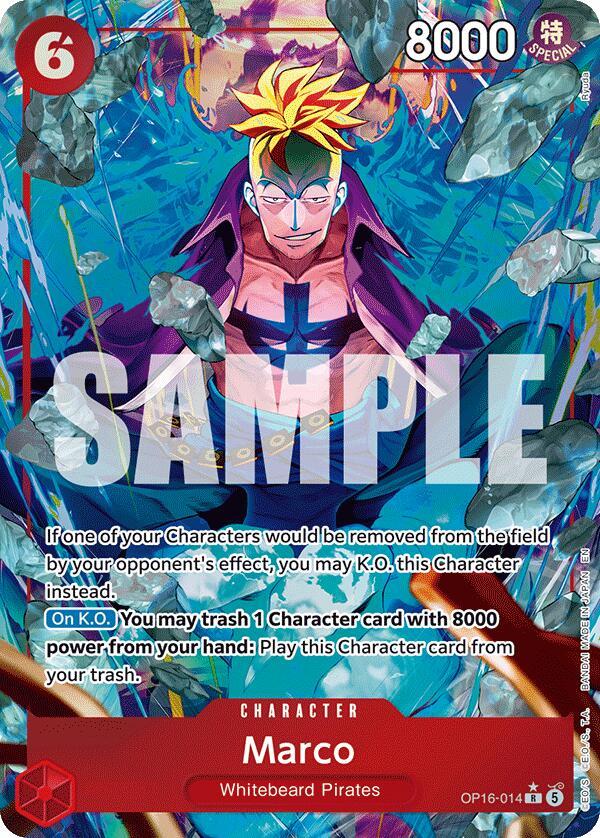 One Piece Card Game: Marco (Alternate Art) card image