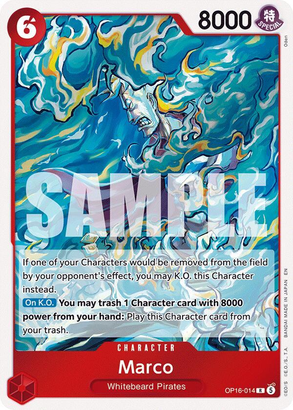 One Piece Card Game: Marco card image
