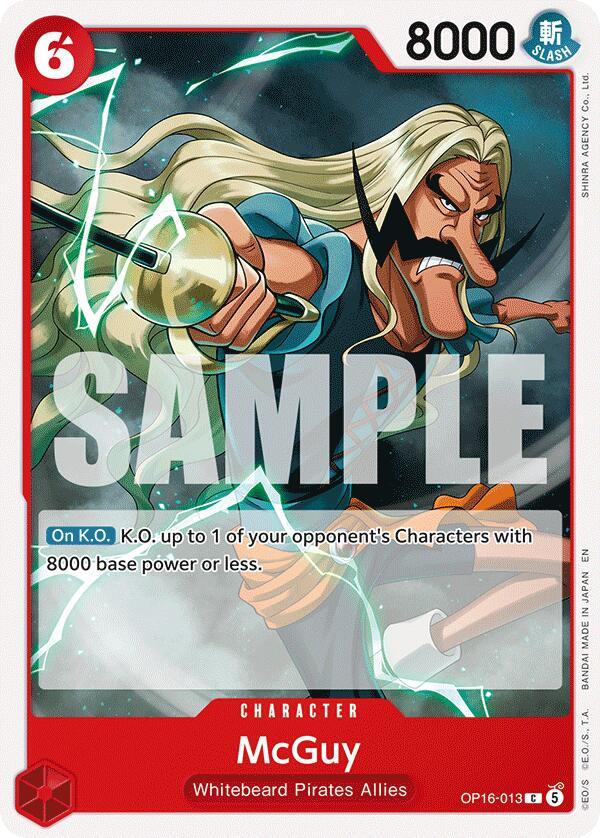One Piece Card Game: McGuy card image