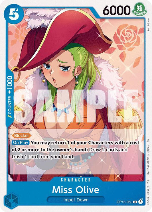 One Piece Card Game: Miss Olive card image