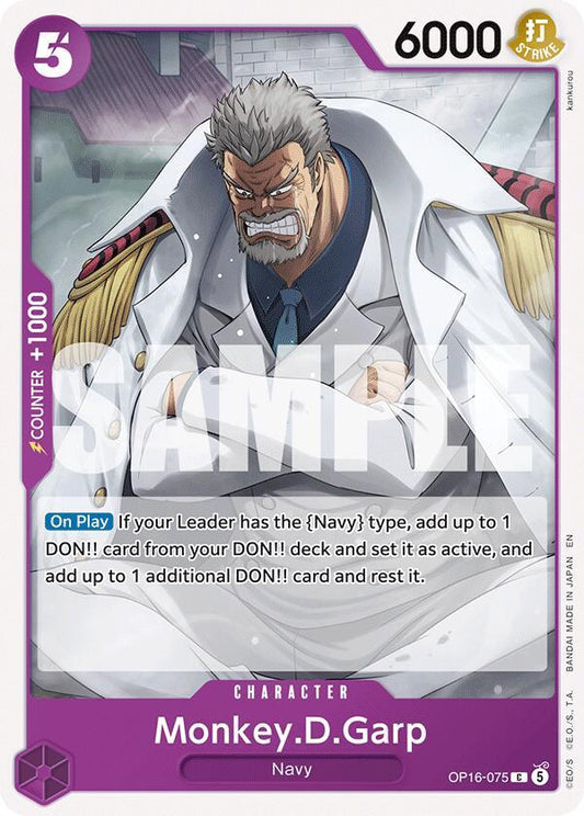 One Piece Card Game: Monkey.D.Garp card image