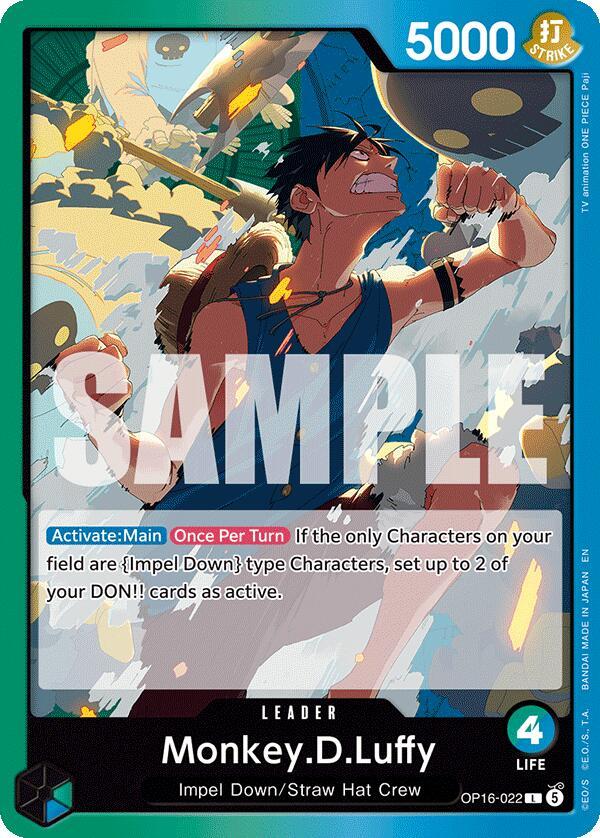 One Piece Card Game: Monkey.D.Luffy (022) card image
