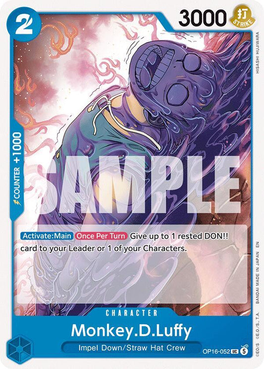 One Piece Card Game: Monkey.D.Luffy (052) card image