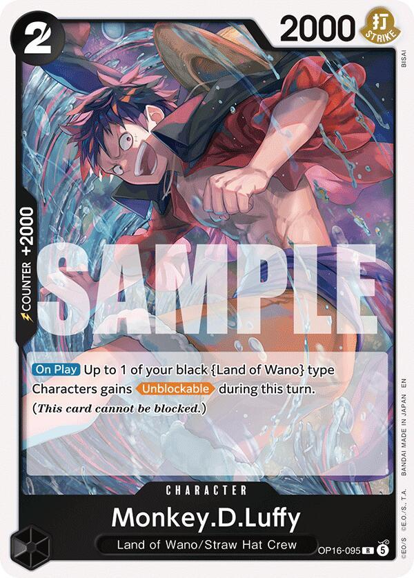 One Piece Card Game: Monkey.D.Luffy (095) card image