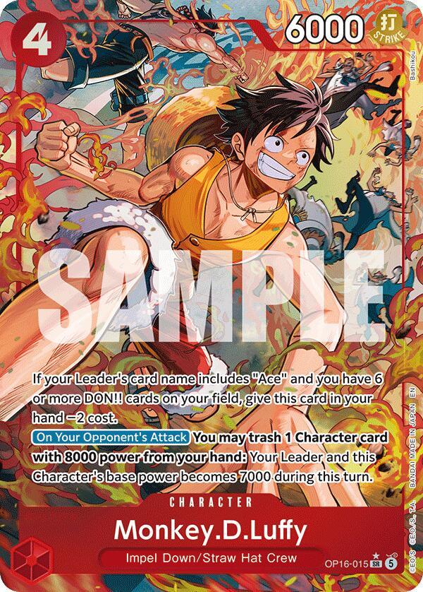 One Piece Card Game: Monkey.D.Luffy (Alternate Art) card image