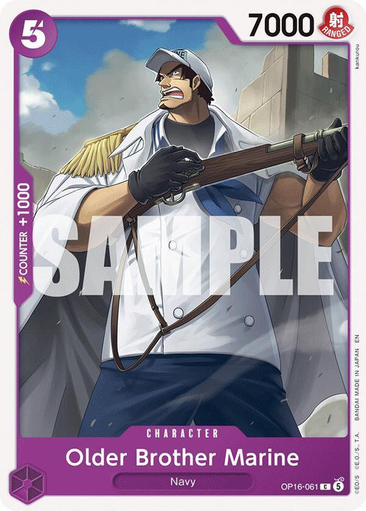 One Piece Card Game: Older Brother Marine card image