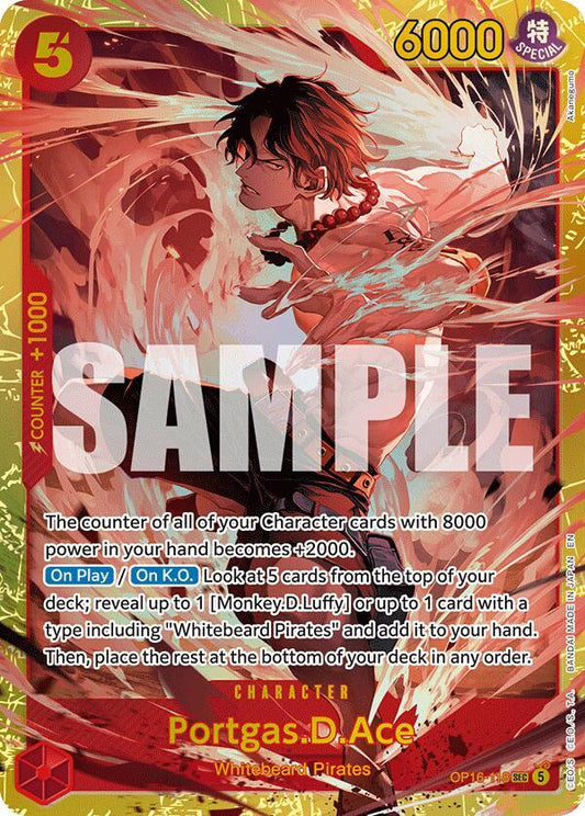 One Piece Card Game: Portgas.D.Ace (118) card image