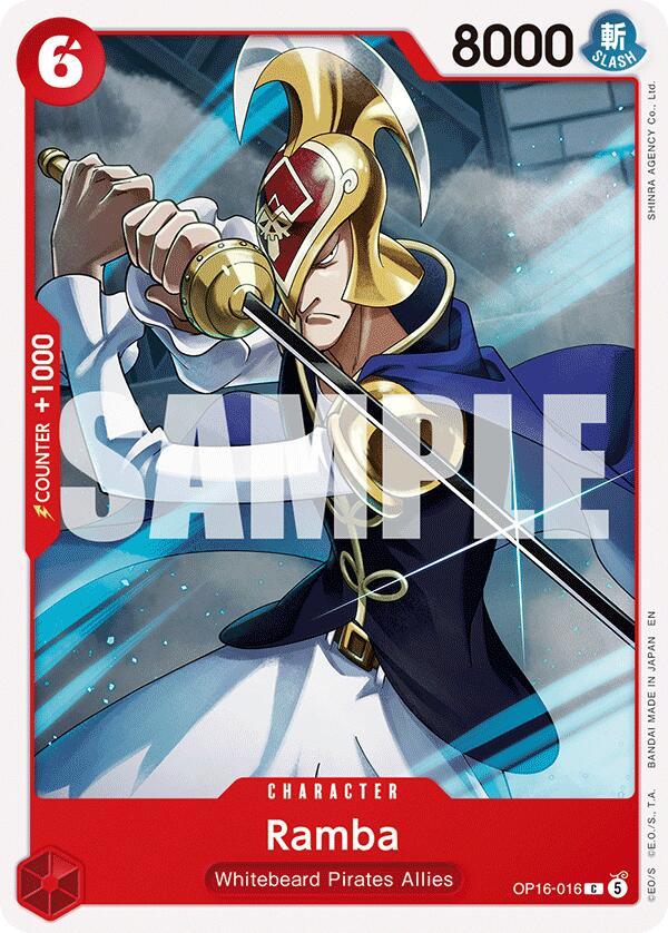 One Piece Card Game: Ramba card image