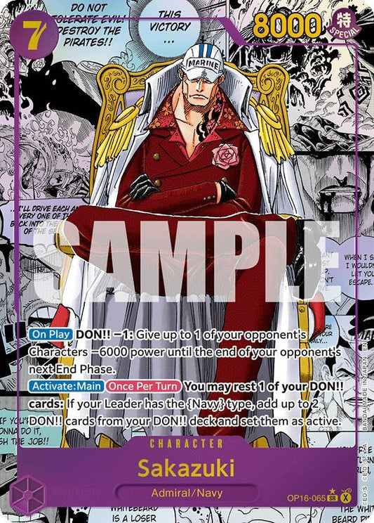 One Piece Card Game: Sakazuki (Manga) card image