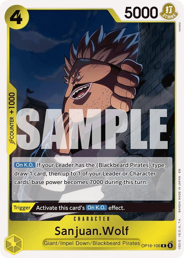 One Piece Card Game: Sanjuan.Wolf card image