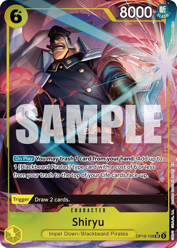 One Piece Card Game: Shiryu (Full Art) card image