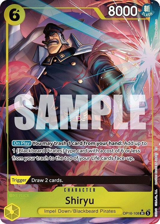 One Piece Card Game: Shiryu (Full Art) card image