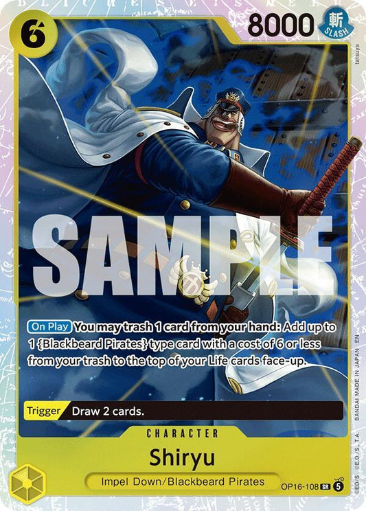One Piece Card Game: Shiryu card image