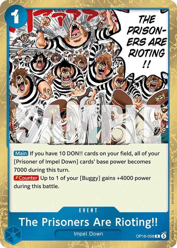 One Piece Card Game: The Prisoners Are Rioting!! card image