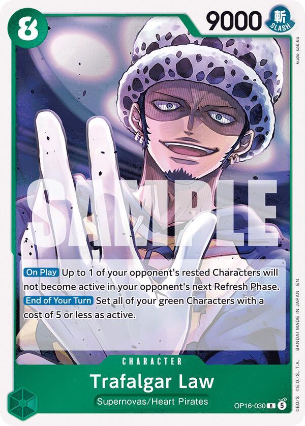 One Piece Card Game: Trafalgar Law (030) card image