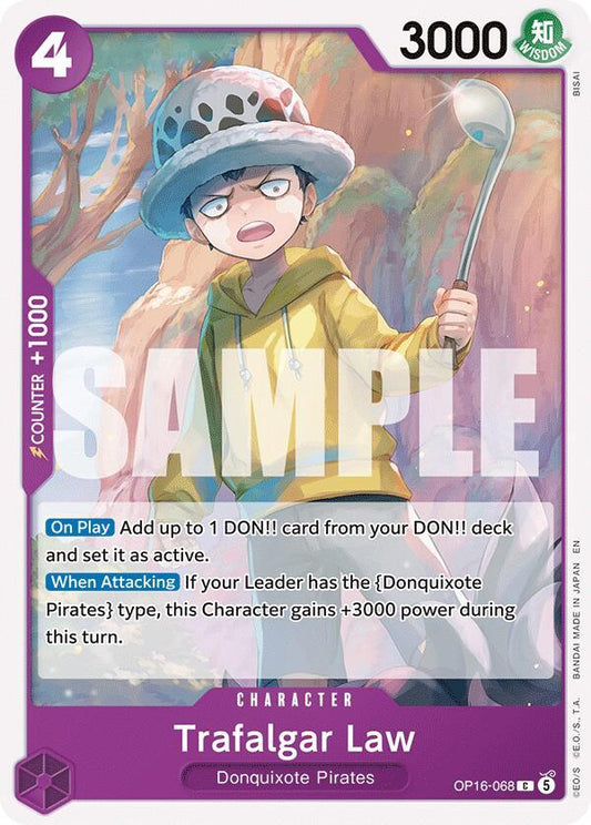 One Piece Card Game: Trafalgar Law (068) card image